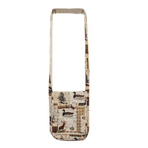 Carolyn Fraser Originals Outdoor cabin bag crossbody shoulder duck tree moose